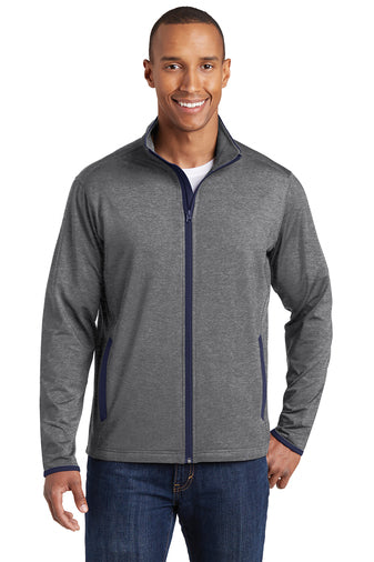 Sport-Tek® Sport-Wick® Stretch Contrast Full-Zip Jacket